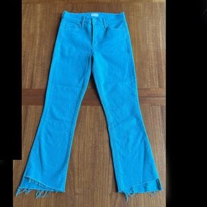 Mother Jeans - The Insider Crop Step Fly in "Play Date"